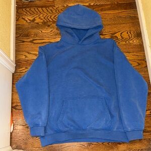 Unisex Blue Oversized Hoodie (medium)